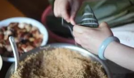 牛角粽子的包法视频,传统技艺，一学就会